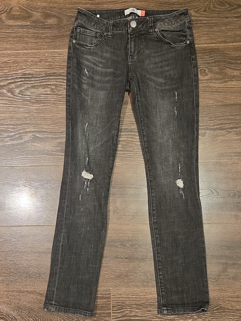 ❤️ CABI SLIM BOYFRIEND JEANS, DISTRESSED, 2 (26)